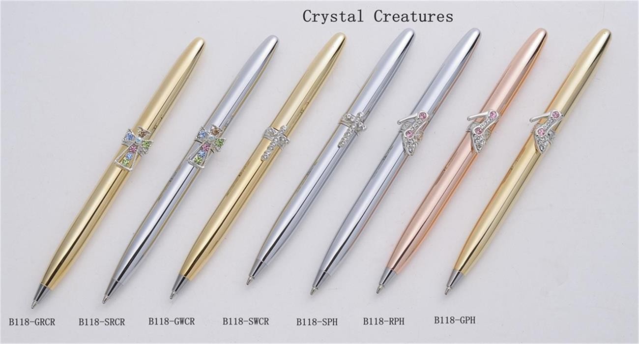 Exquisite fashion crystal ball pen B-118 (cross)/(high heels)/(cross)